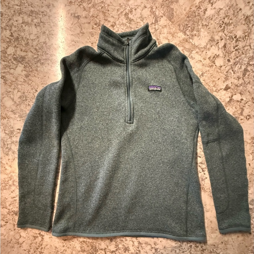 Patagonia Fleece Quarter-Zip Pullover - Sage Gray